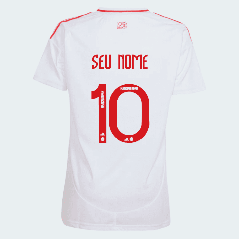 Camisola Feminina Internacional 2025/26 Fora Torcedor