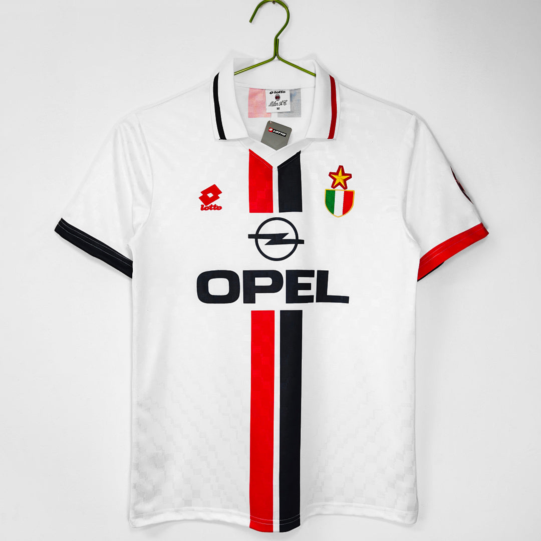 AC Milan 1996/97 Retro Away White Jersey - front