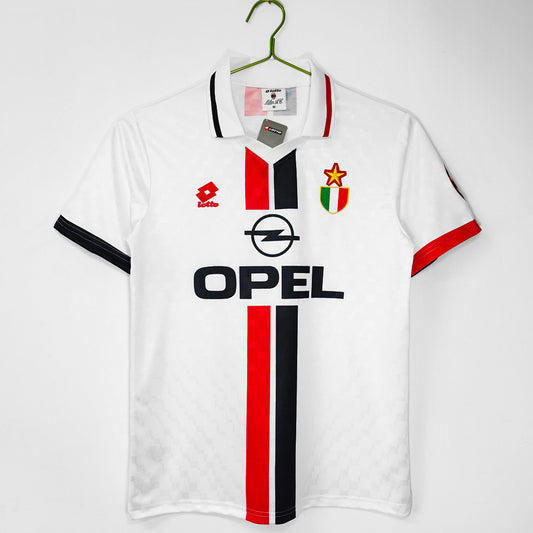 AC Milan 1996/97 Retro Away White Jersey - front