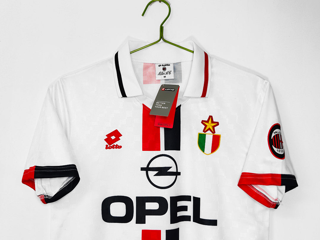 AC Milan 1996/97 Retro Away White Jersey - photo 3