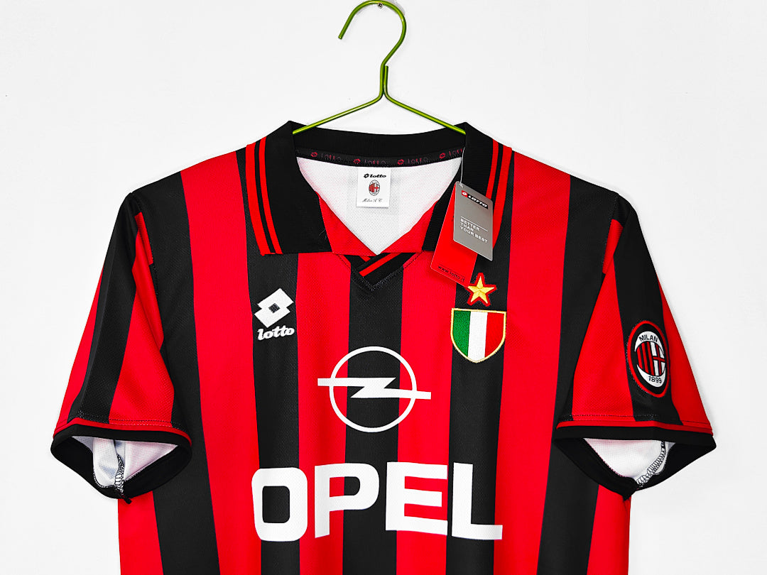 AC Milan 1996/97 Retro Home Shield Edition Jersey - front