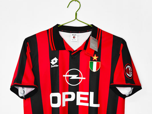 AC Milan 1996/97 Retro Home Shield Edition Jersey - front
