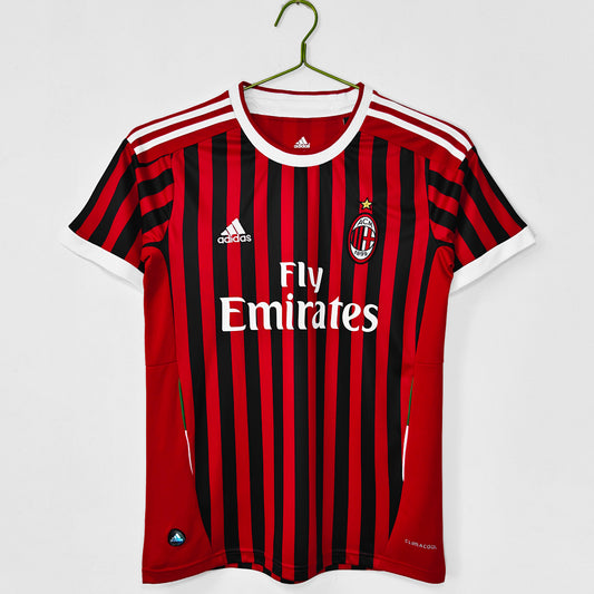 AC Milan 2011/12 Retro Home Jersey - front