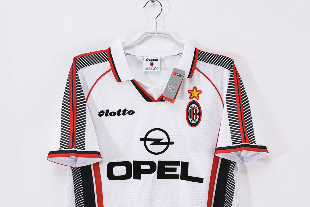 AC Milan 1997/98 Retro Away White Jersey - photo 5