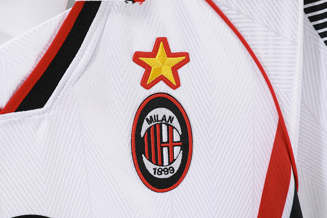 AC Milan 1997/98 Retro Away White Jersey - photo 8