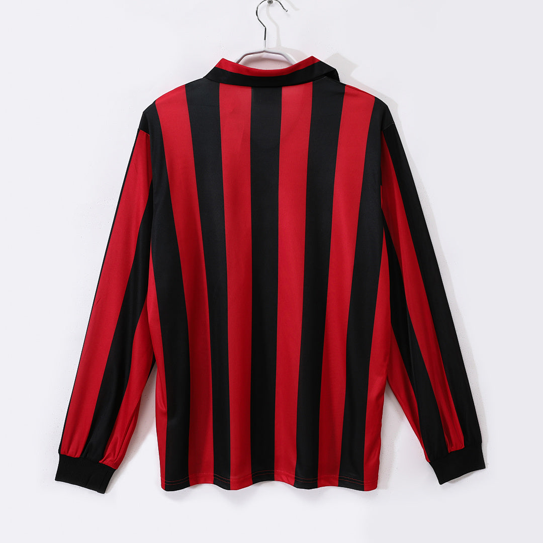 AC Milan 1988/89 Retro Home Long-Sleeve Jersey - photo 3