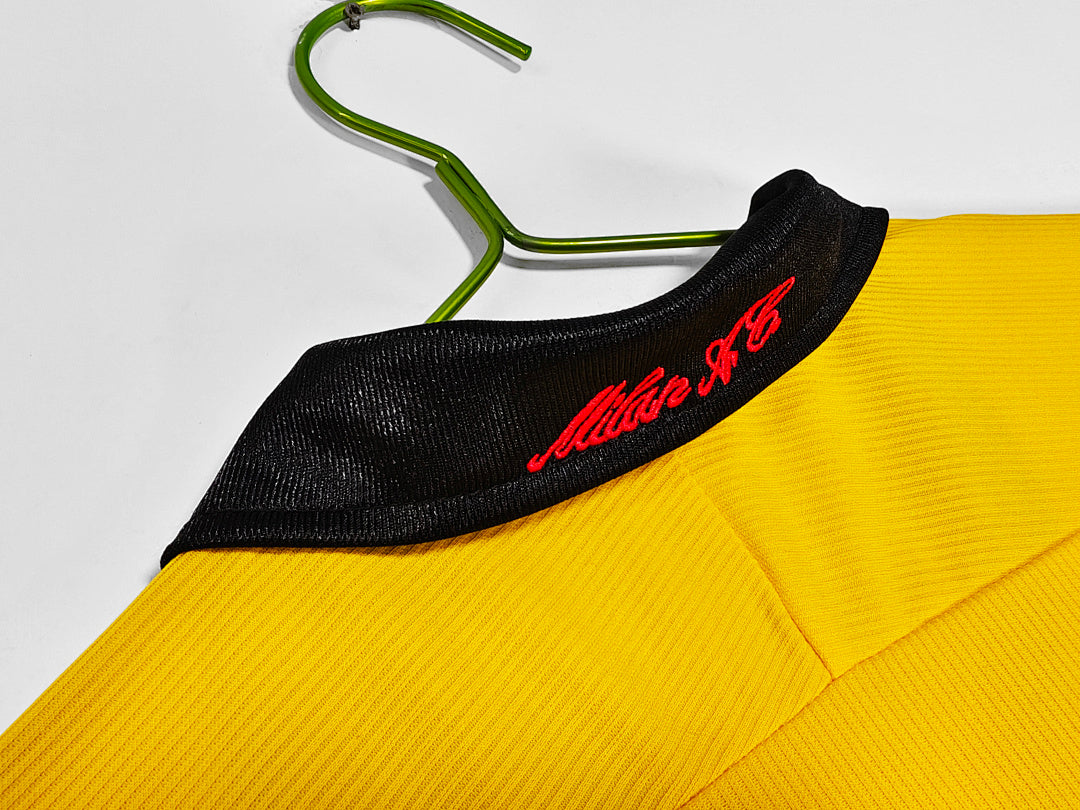 AC Milan 1999/00 Retro Away Yellow Jersey - photo 6