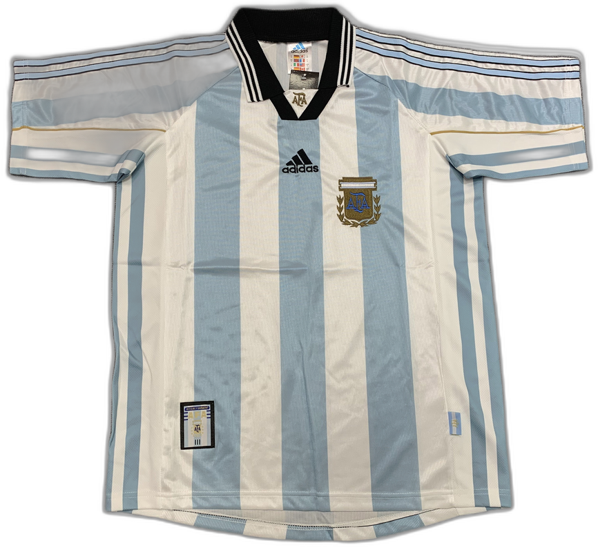 Camisola Argentina 1998 I Casa - Versão Retrô