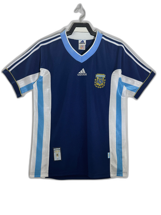 Camisola Argentina II 1998 Fora - Versão Retrô