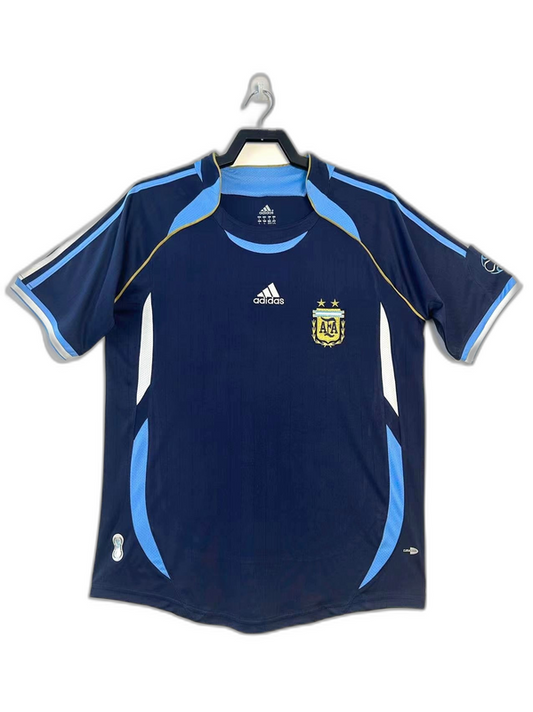 Camisola Argentina II 2006 Fora - Versão Retrô