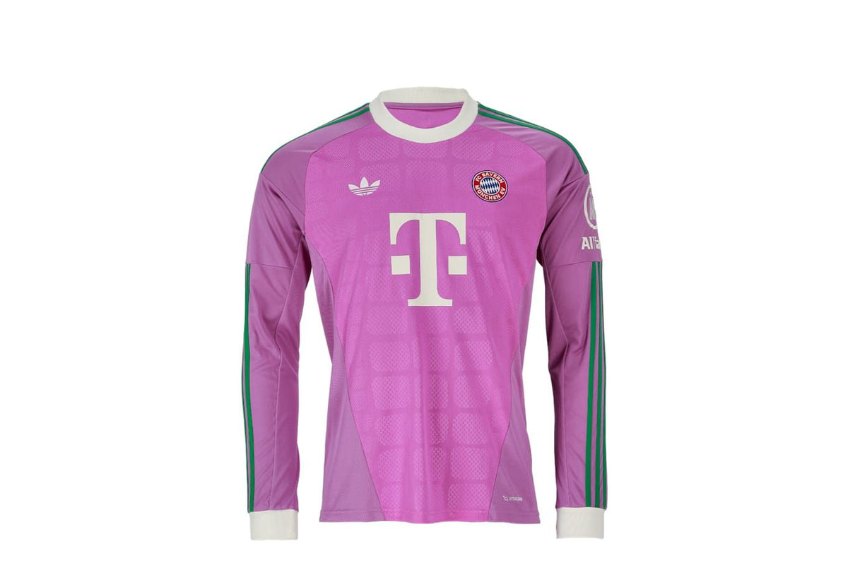 Bayern München 2026/27 Away Goalkeeper Kids' Long-Sleeve Jersey front