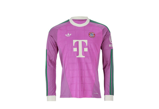 Bayern München 2026/27 Away Goalkeeper Kids' Long-Sleeve Jersey front