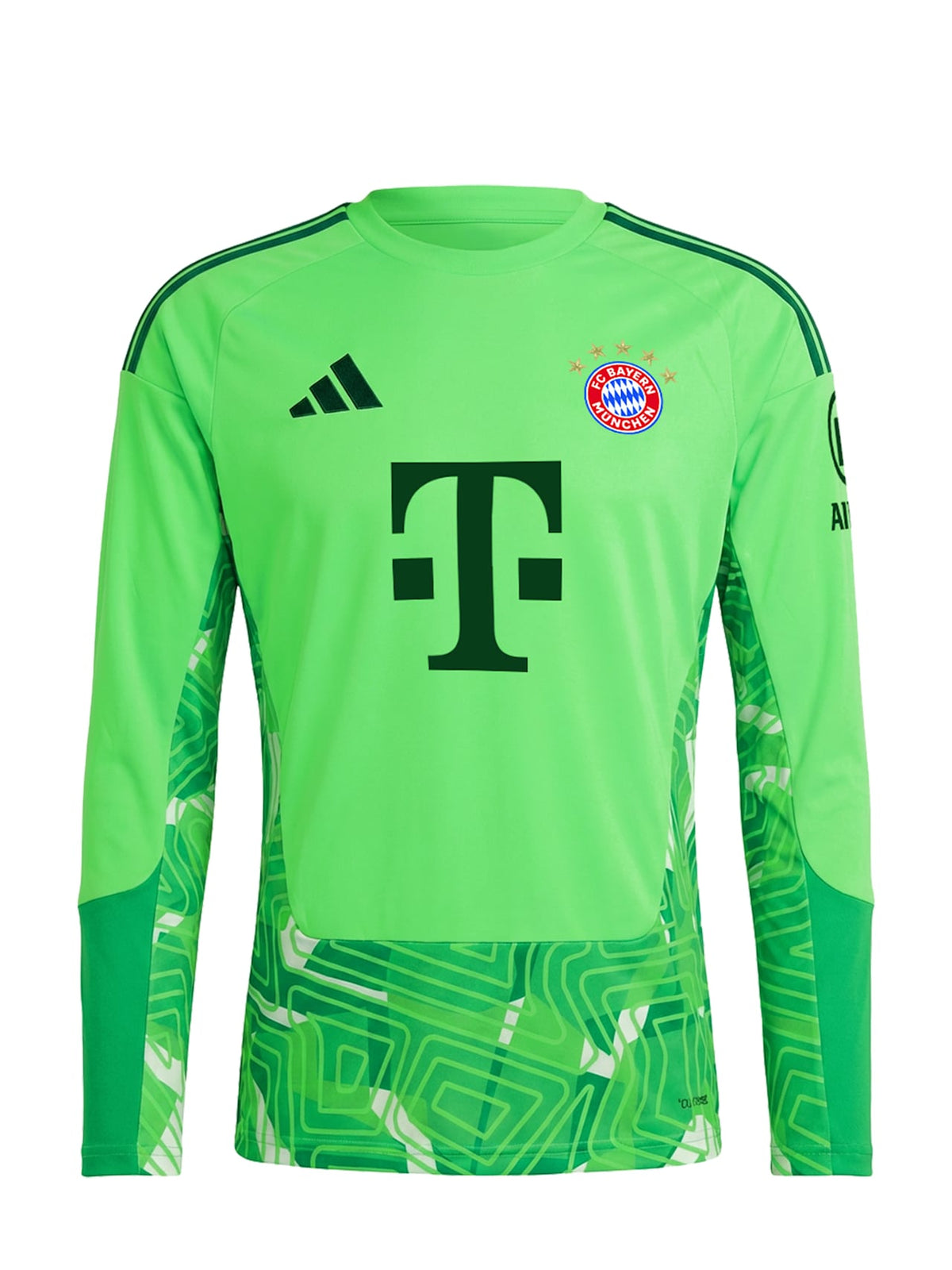 Bayern München 2026/27 Goalkeeper Kids' Long-Sleeve Jersey front