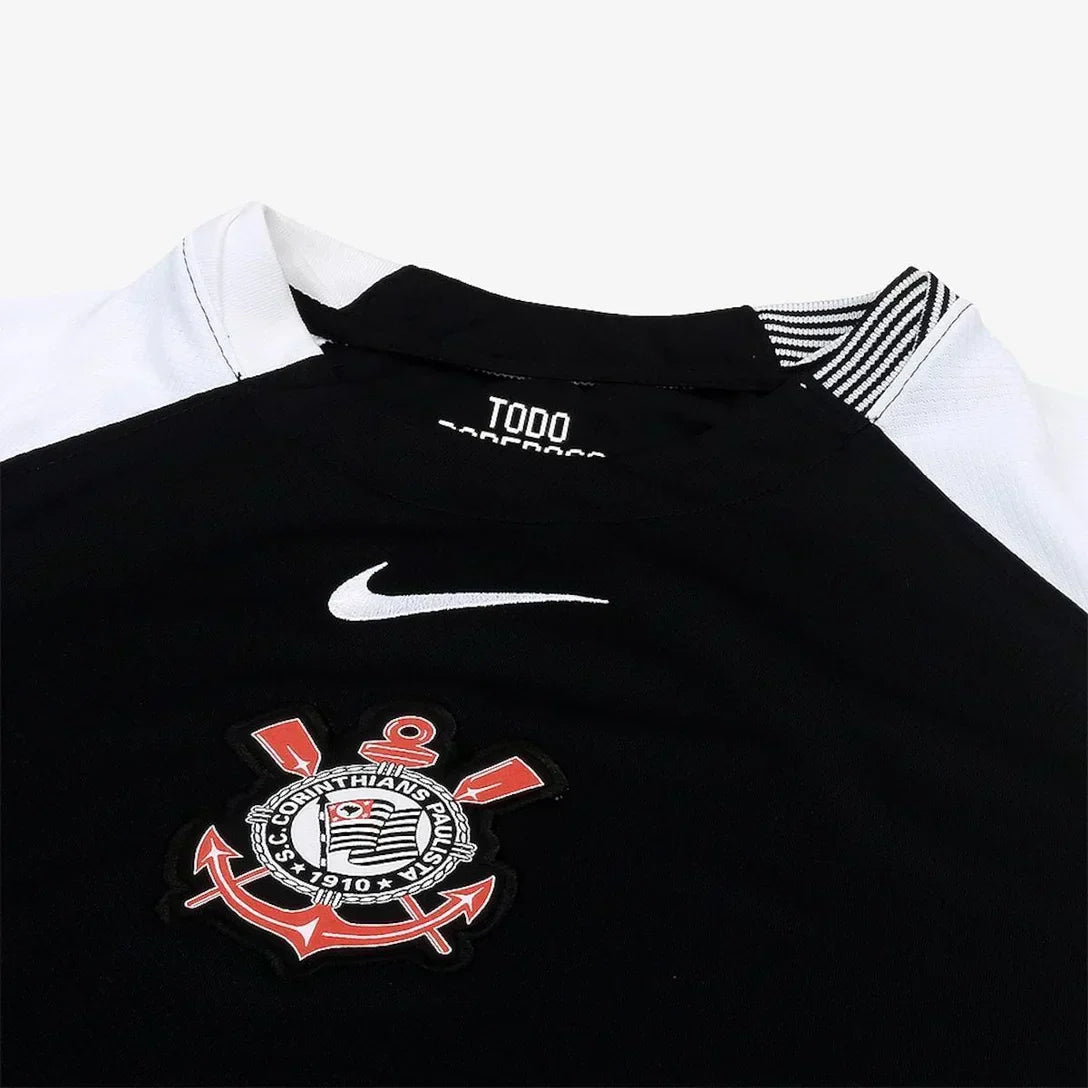 Camisola Feminina Corinthians 2025/26 Fora Torcedor