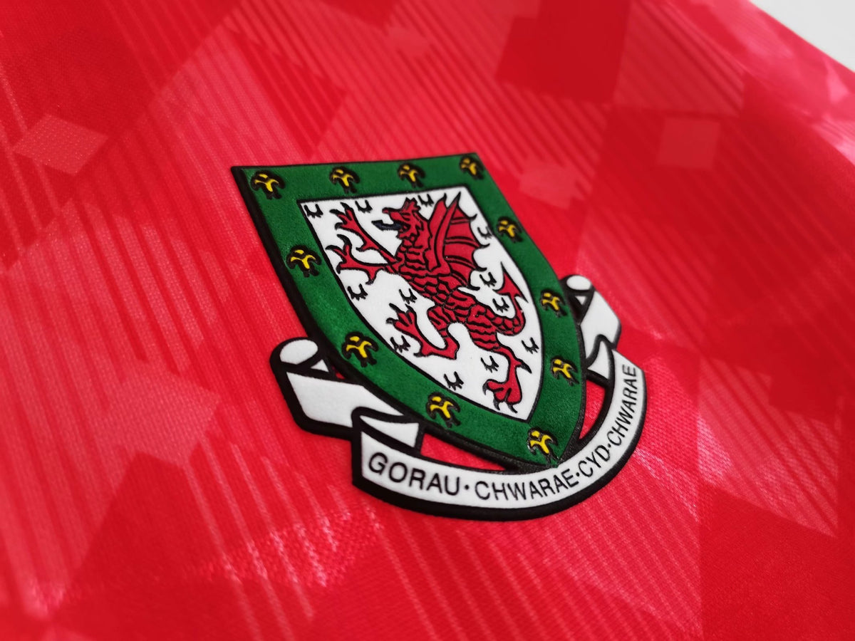 1990-92 Wales Retro Home Jersey