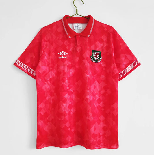 1990-92 Wales Retro Home Jersey