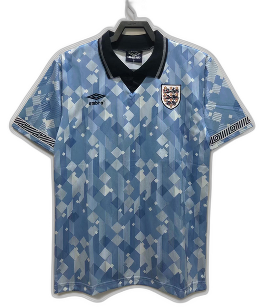 Camisola Azul da Inglaterra 1990 - Versão Retro