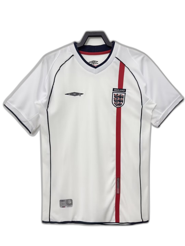 Camisola Casa da Inglaterra 2002 I - Versão Retro