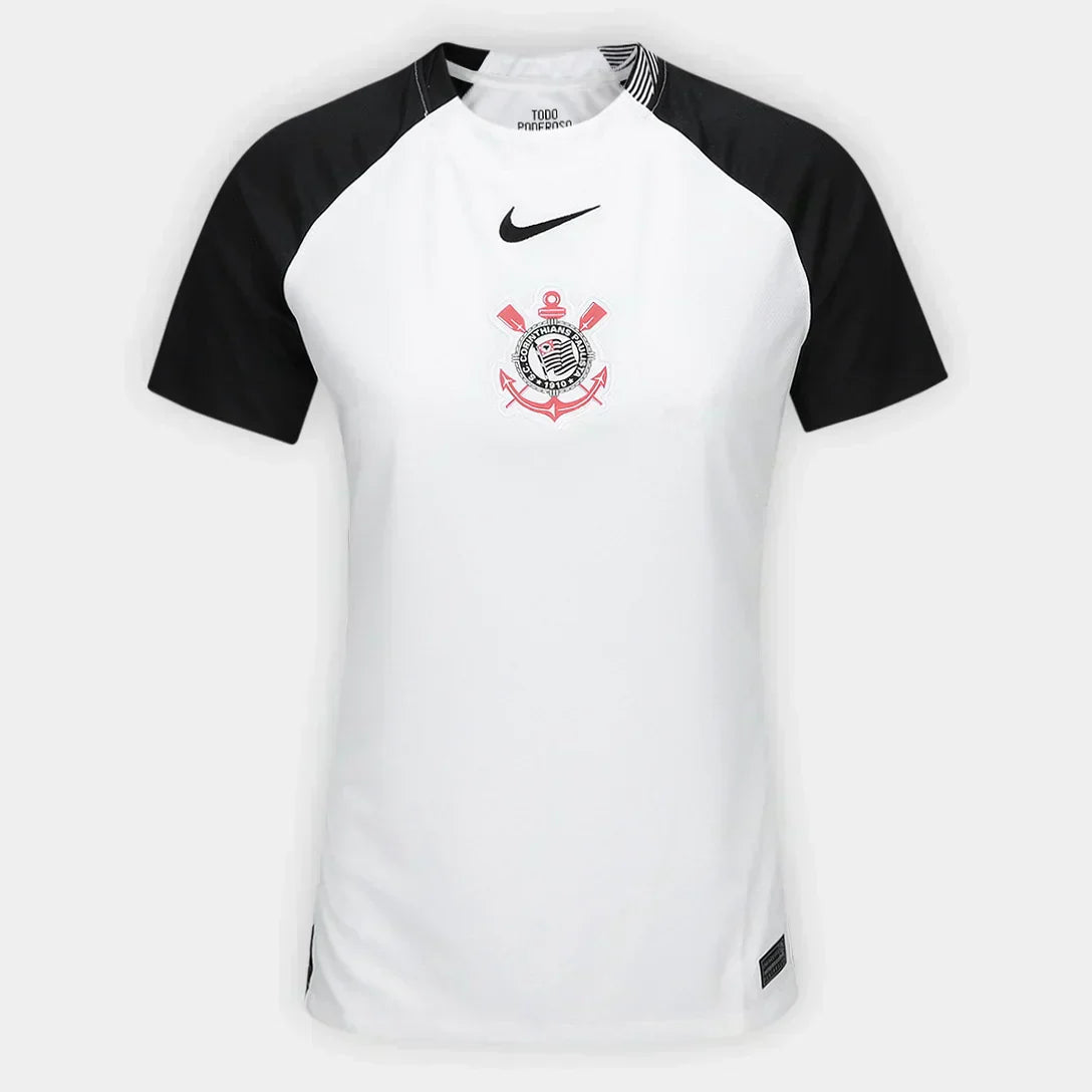 Camisola Feminina Corinthians 2025/26 Casa Torcedor