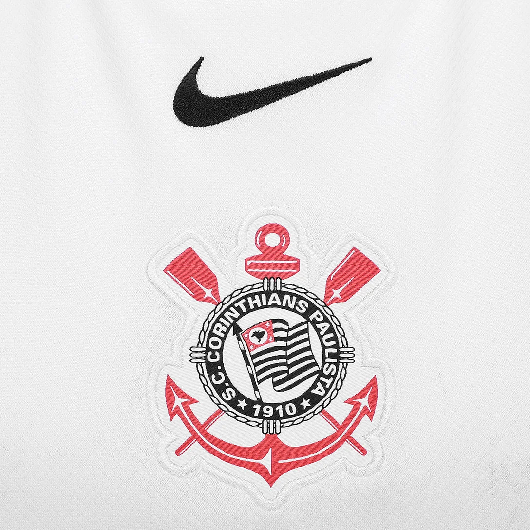 Camisola Feminina Corinthians 2025/26 Casa Torcedor