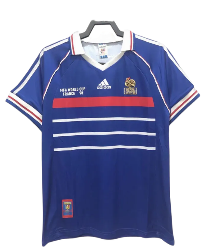 Camisola França 1998 I Casa - Versão Retro
