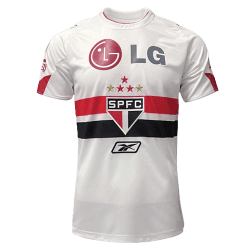 Camisola São Paulo Casa 2006 Retro