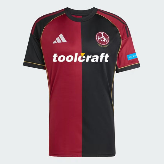 Camisola 1. FC Nürnberg 2025/26 Casa Torcedor