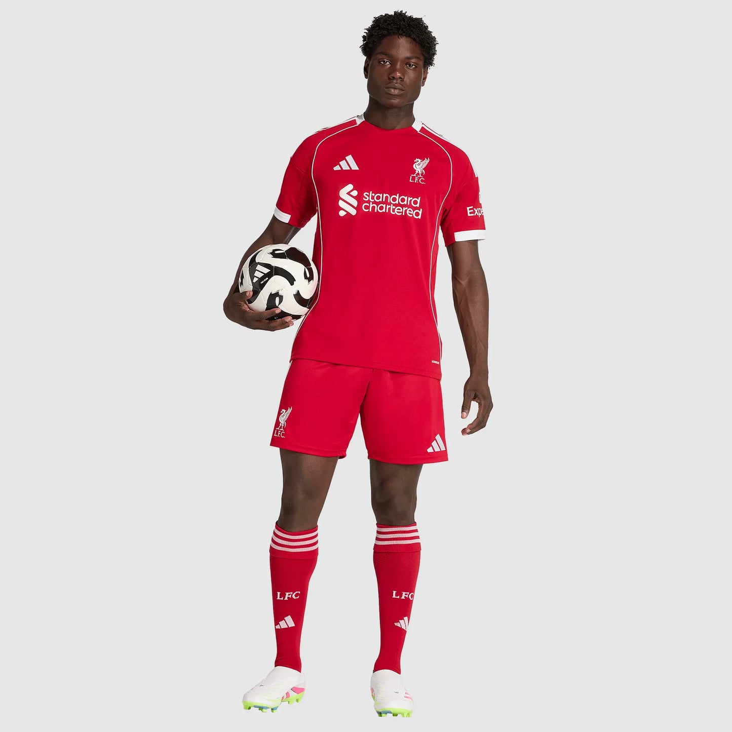 Shorts Liverpool 2025/26 Casa Torcedor