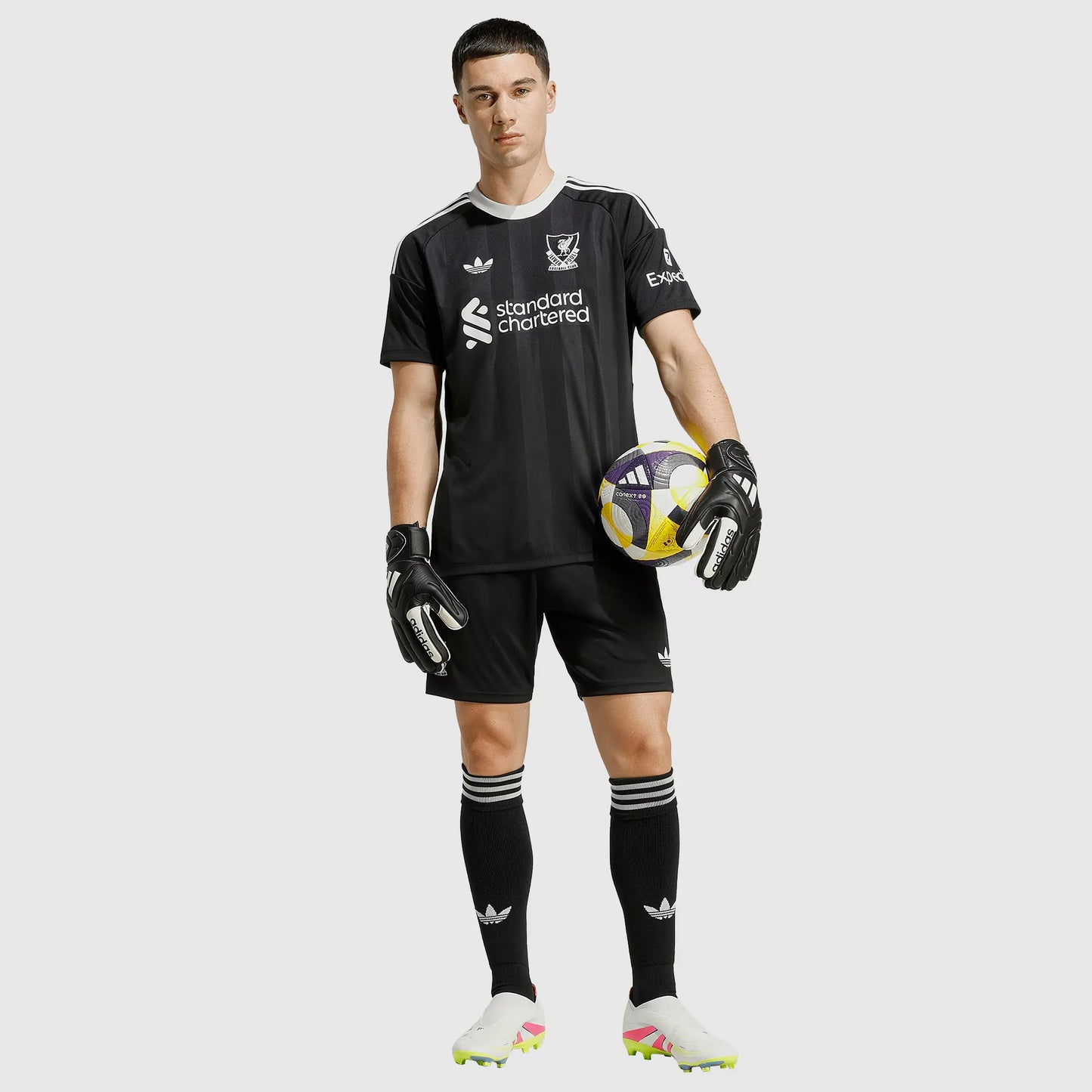 Shorts Liverpool 2025/26 Terceira Goalkeeper Torcedor