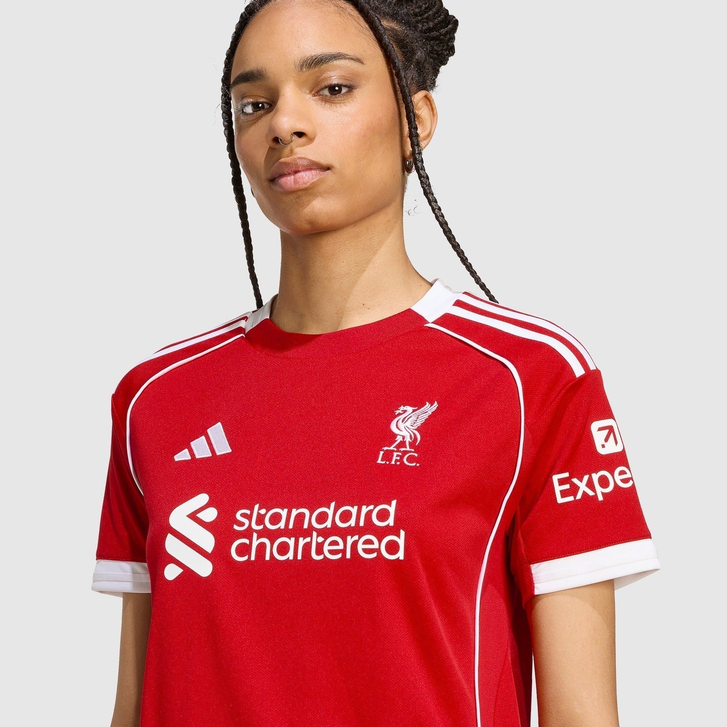 Camisola Feminina Liverpool 2025/26 Casa