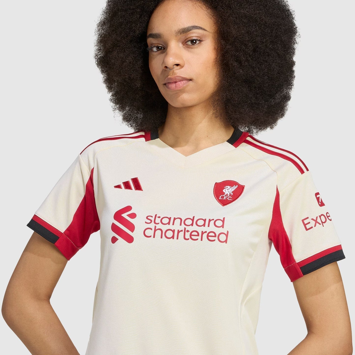 Camisola Feminina Liverpool 2025/26 Fora