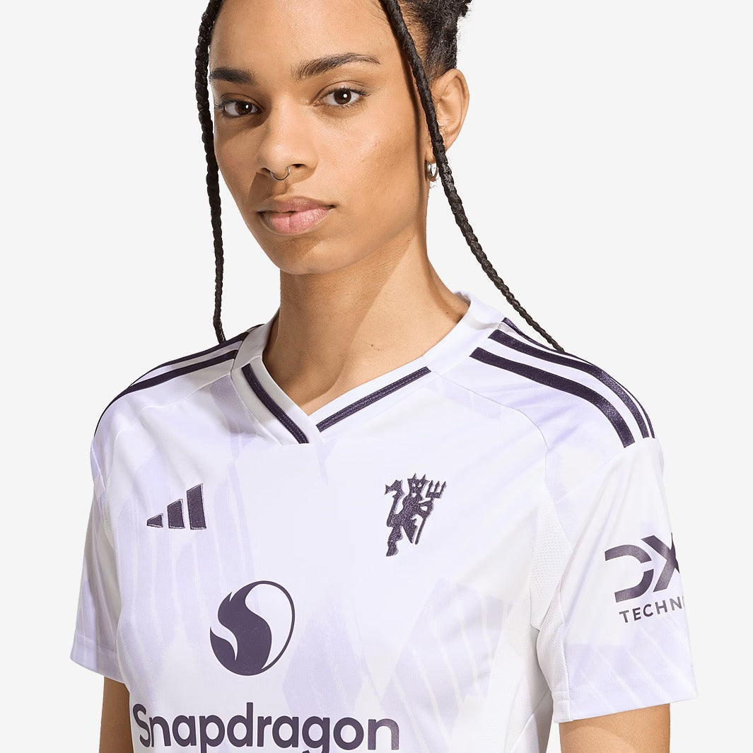 Camisola Feminina Manchester United 2025/26 Fora