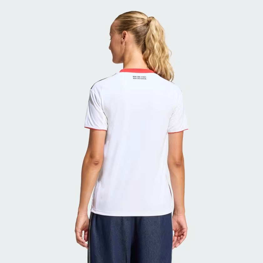 Camisola Feminina Eintracht Frankfurt 2025/26 Fora Torcedor