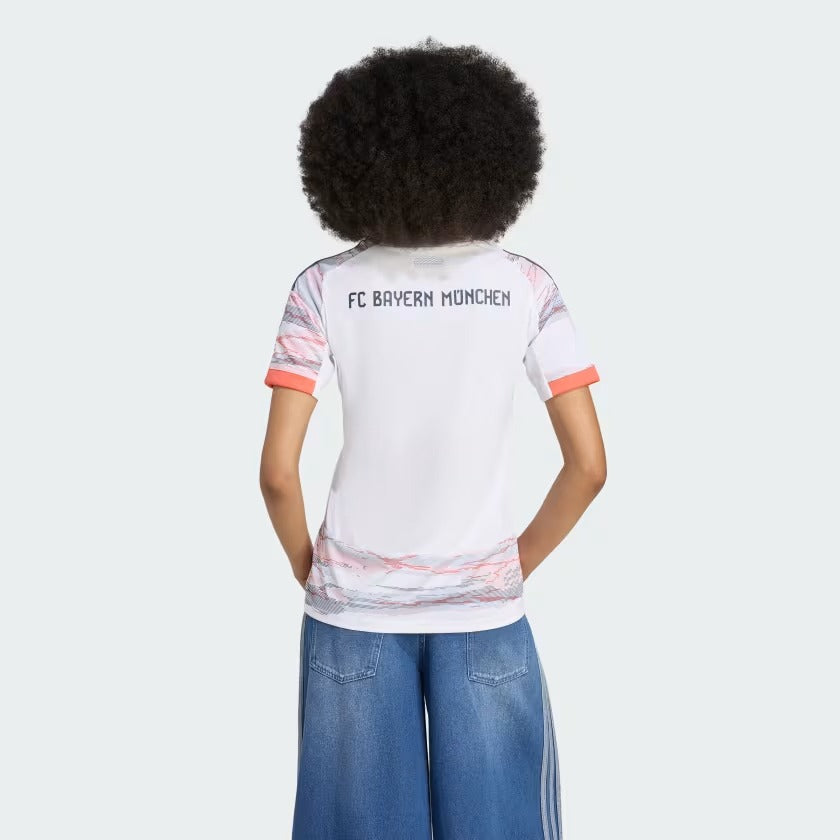 Camisola Feminina Bayern de Munique 2025/26 Fora Torcedor