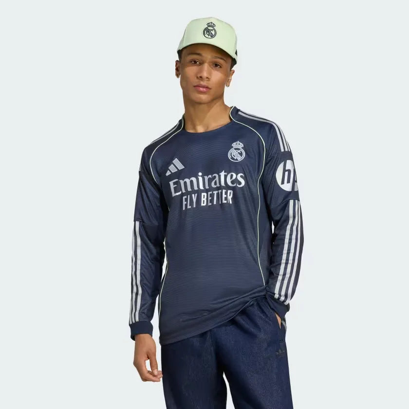 Camisola Real Madrid 2025/26 Fora Manga Comprida