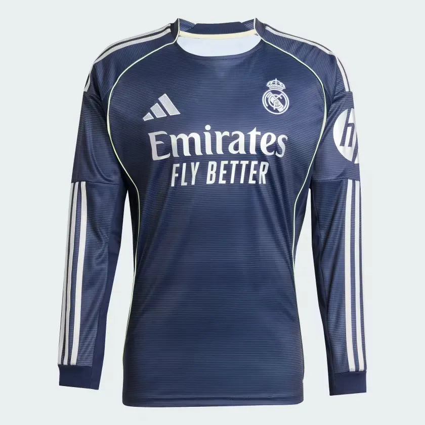 Camisola Real Madrid 2025/26 Fora Manga Comprida
