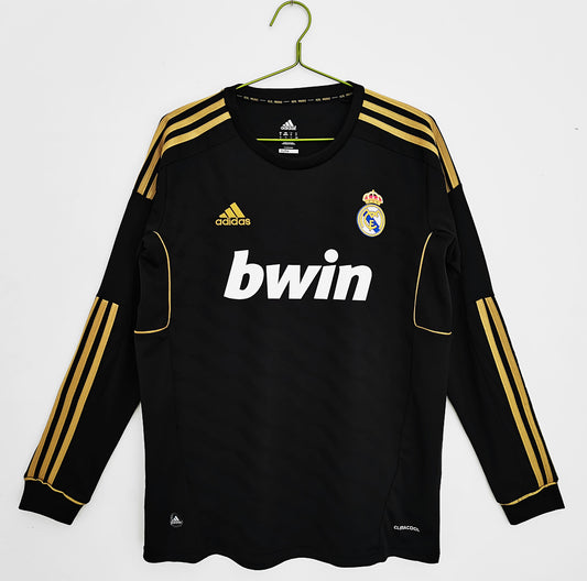 Real Madrid 2011/12 Retro Away Long-Sleeve Jersey - front