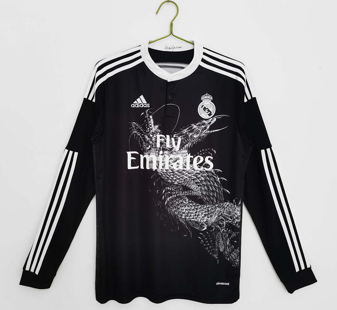 Real Madrid 2014/15 Retro Third Long-Sleeve Jersey - front