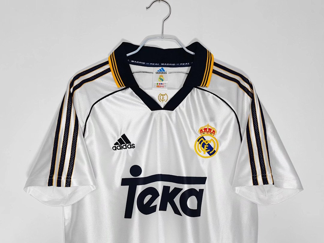 Real Madrid 1998/00 Retro Home Jersey - photo 10