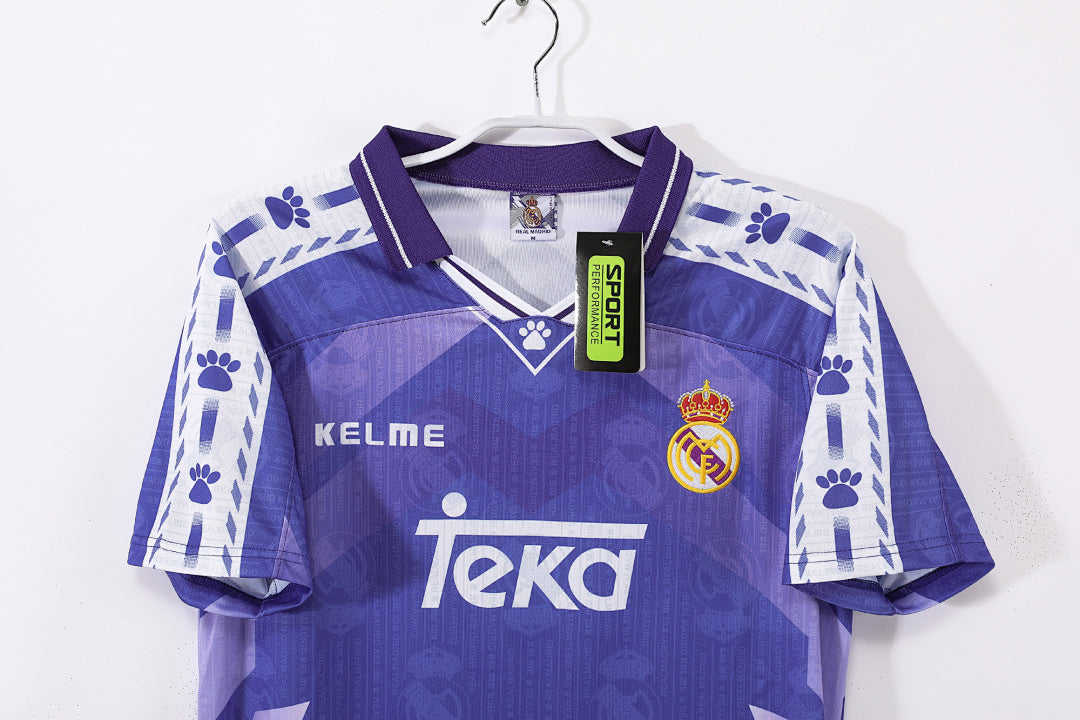 Real Madrid 1996/97 Retro Away Jersey - photo 5
