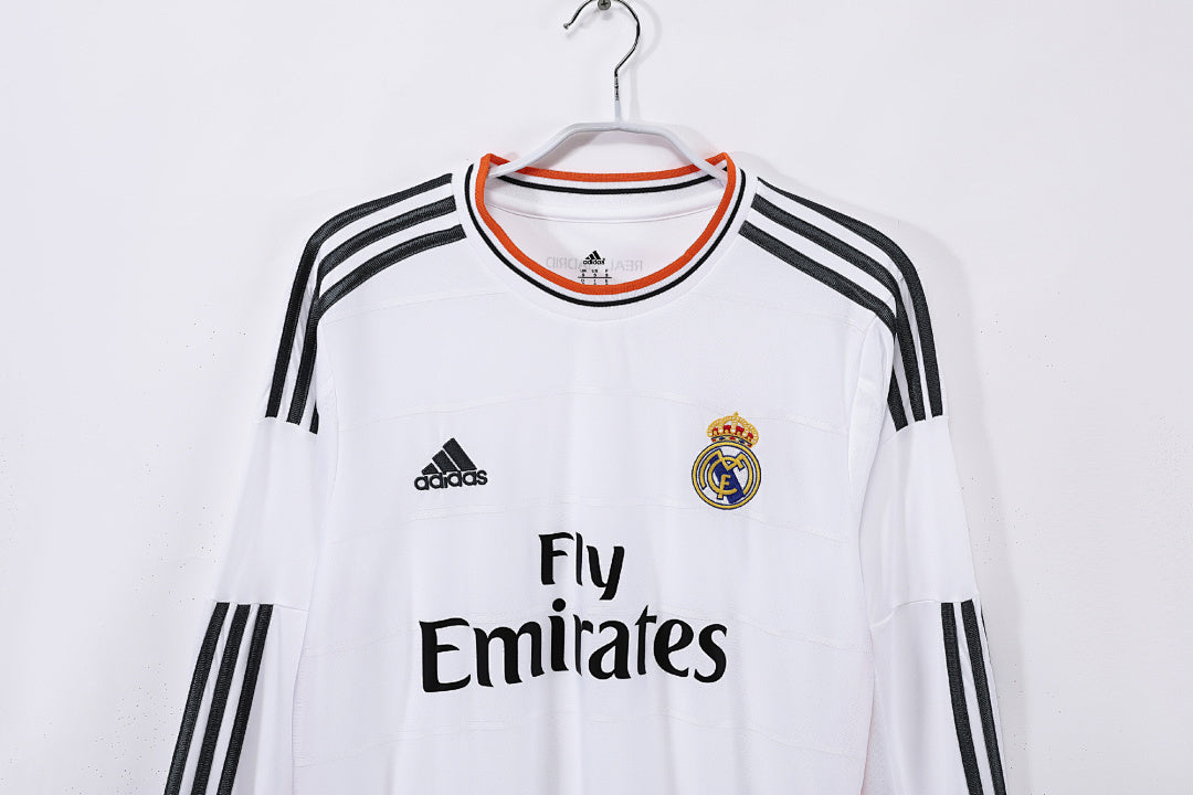 Real Madrid 2013/14 Retro Home Long-Sleeve Jersey - photo 8