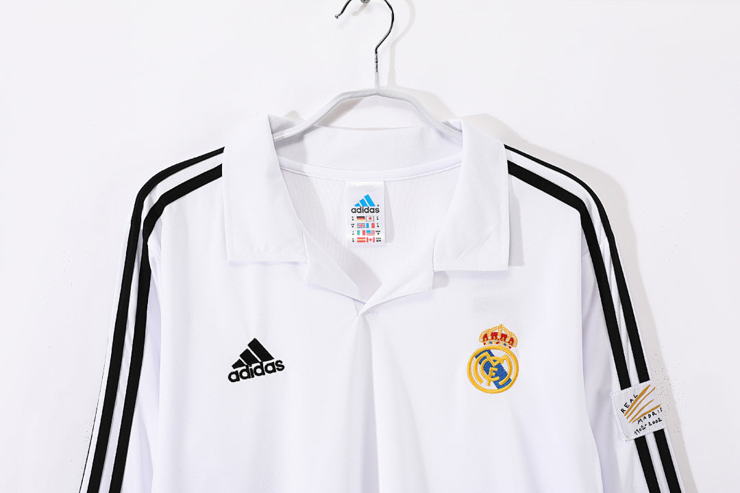 Real Madrid 2002/03 Retro Home Long-Sleeve Jersey - photo 9