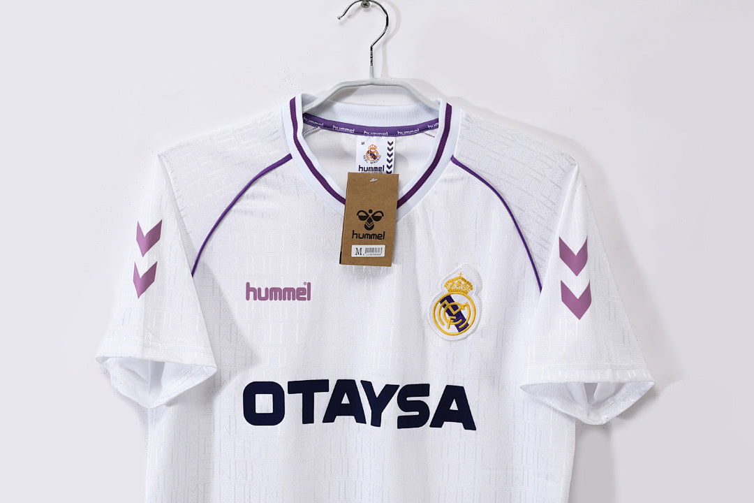 Real Madrid 1990/92 Retro Home Jersey - photo 5