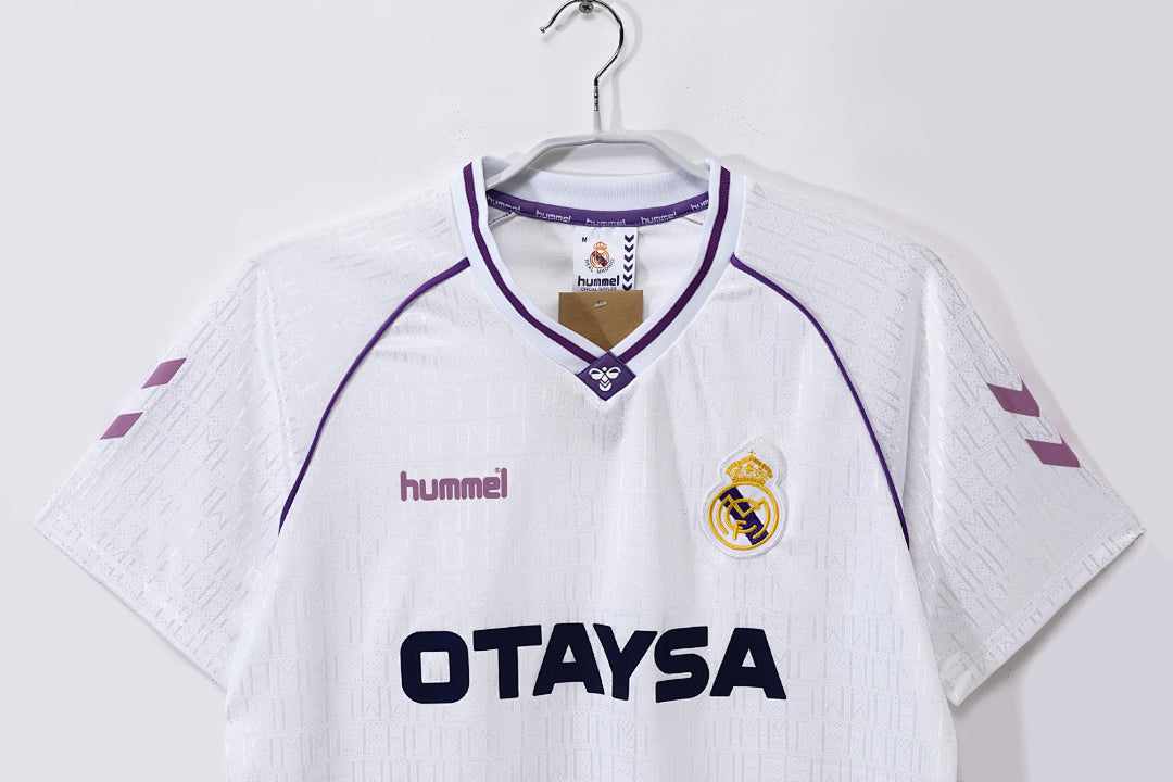 Real Madrid 1990/92 Retro Home Jersey - photo 9
