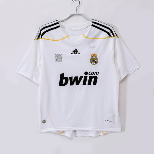 Real Madrid 2009/10 Retro Home Jersey - front