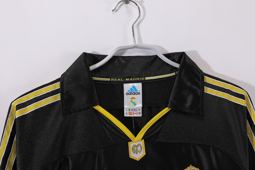 Real Madrid 1999/01 Retro Away Long-Sleeve Jersey - photo 7