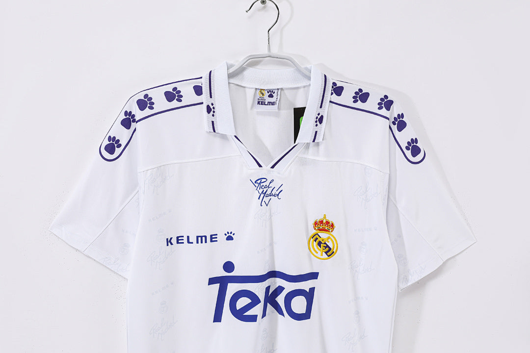 Real Madrid 1994/96 Retro Home Jersey - photo 13