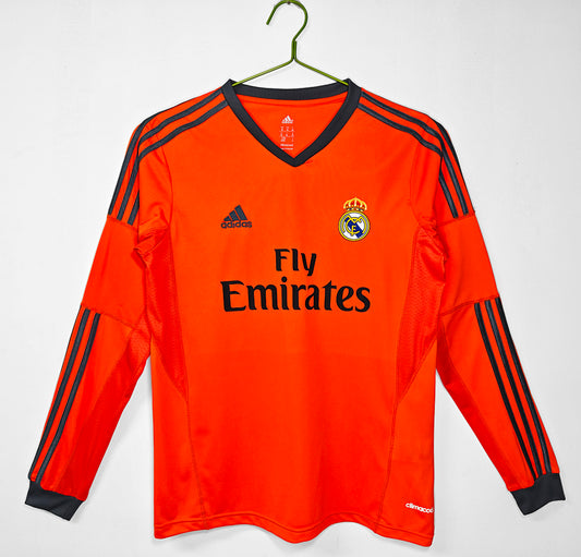 Real Madrid 2013/14 Retro Third Long-Sleeve Jersey - front