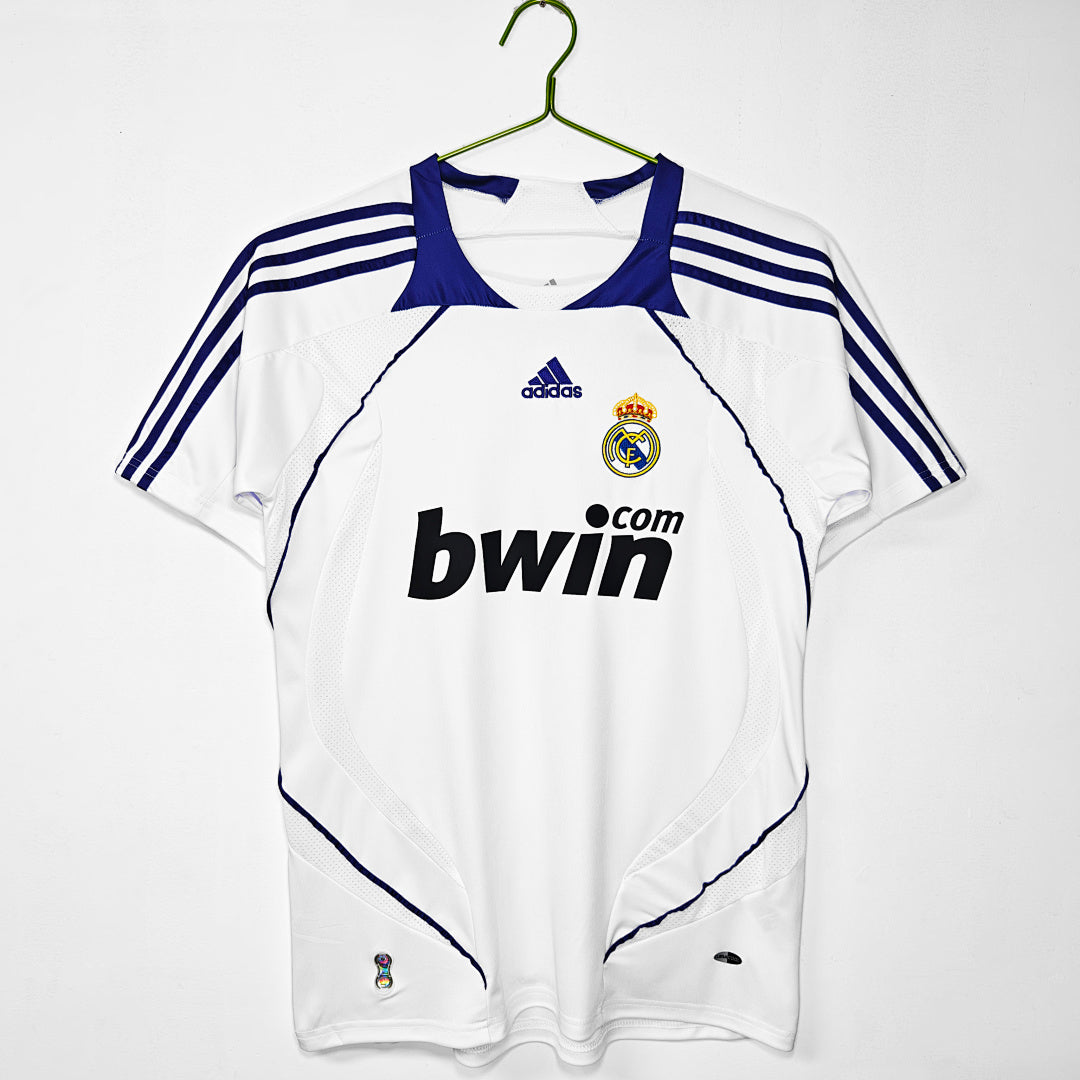 Real Madrid 2007/08 Retro Home Jersey - front