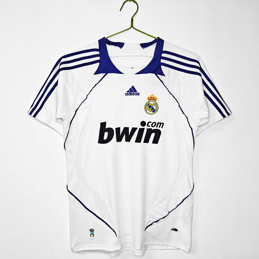 Real Madrid 2007/08 Retro Home Jersey - front